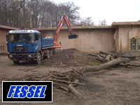 Bauarbeiten im Zoo Hannover